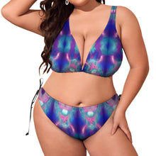 Load image into Gallery viewer, Psychedelic Caribbean Plus size bikini