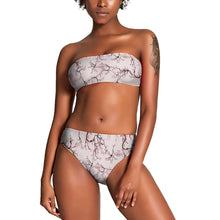 Load image into Gallery viewer, Cherry Blossom Tube Top Bikini